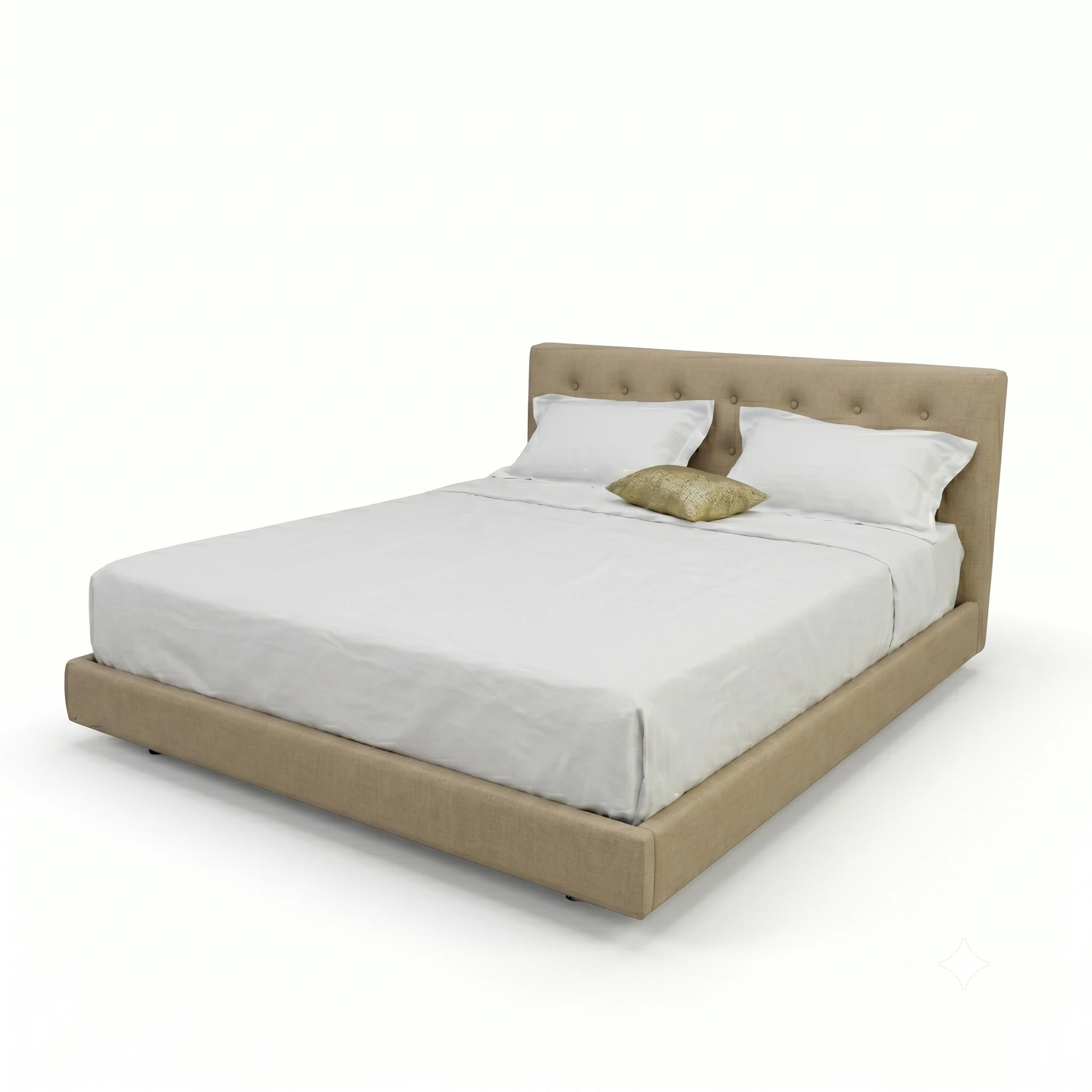 Lit dune — design contemporain, bois massif — Collection Eterna | Meuble Le Dix-Neuvième