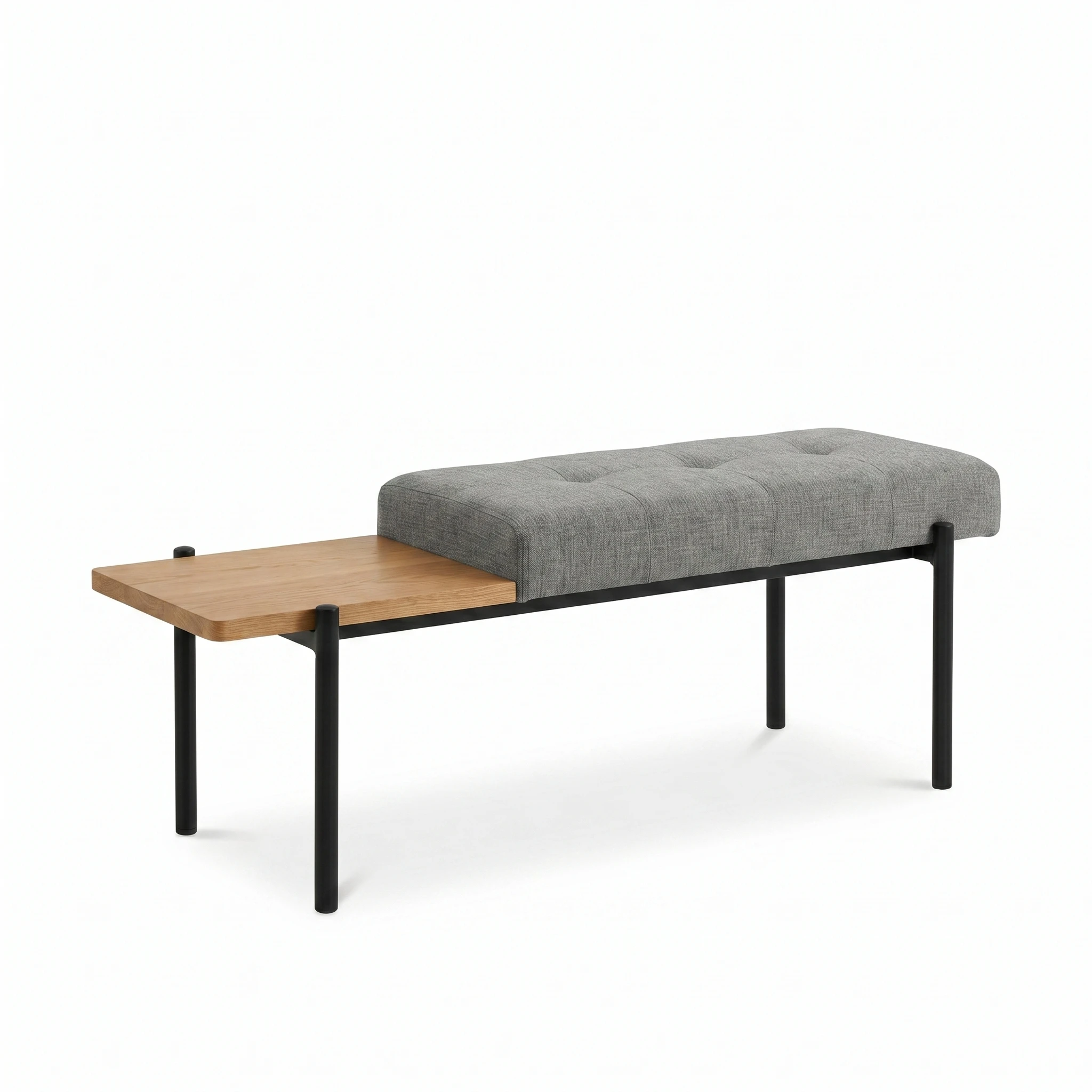 Tabouret dune — design contemporain, bois massif — Collection Eterna | Meuble Le Dix-Neuvième