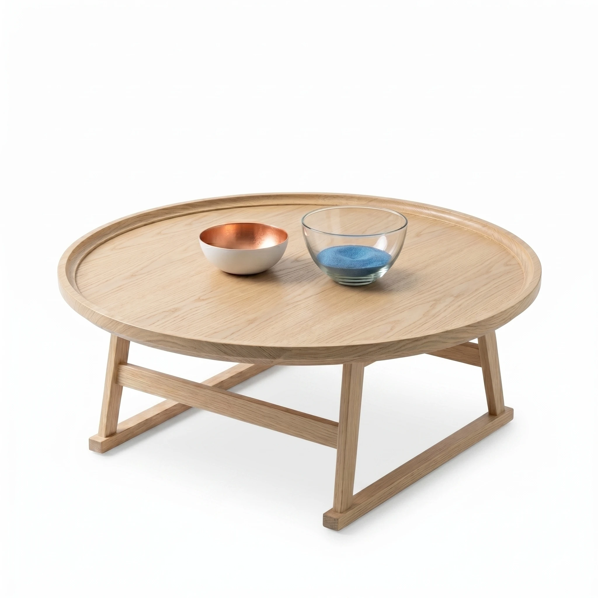 Table basse Alto — design contemporain, bois massif — Collection Eterna | Meuble Le Dix-Neuvième