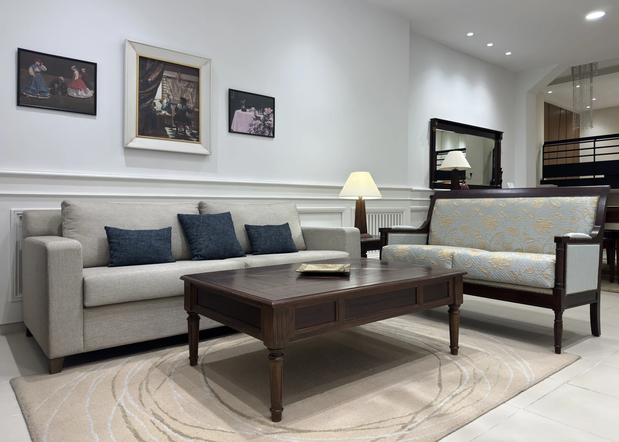 Canapé Directoire — vue 3